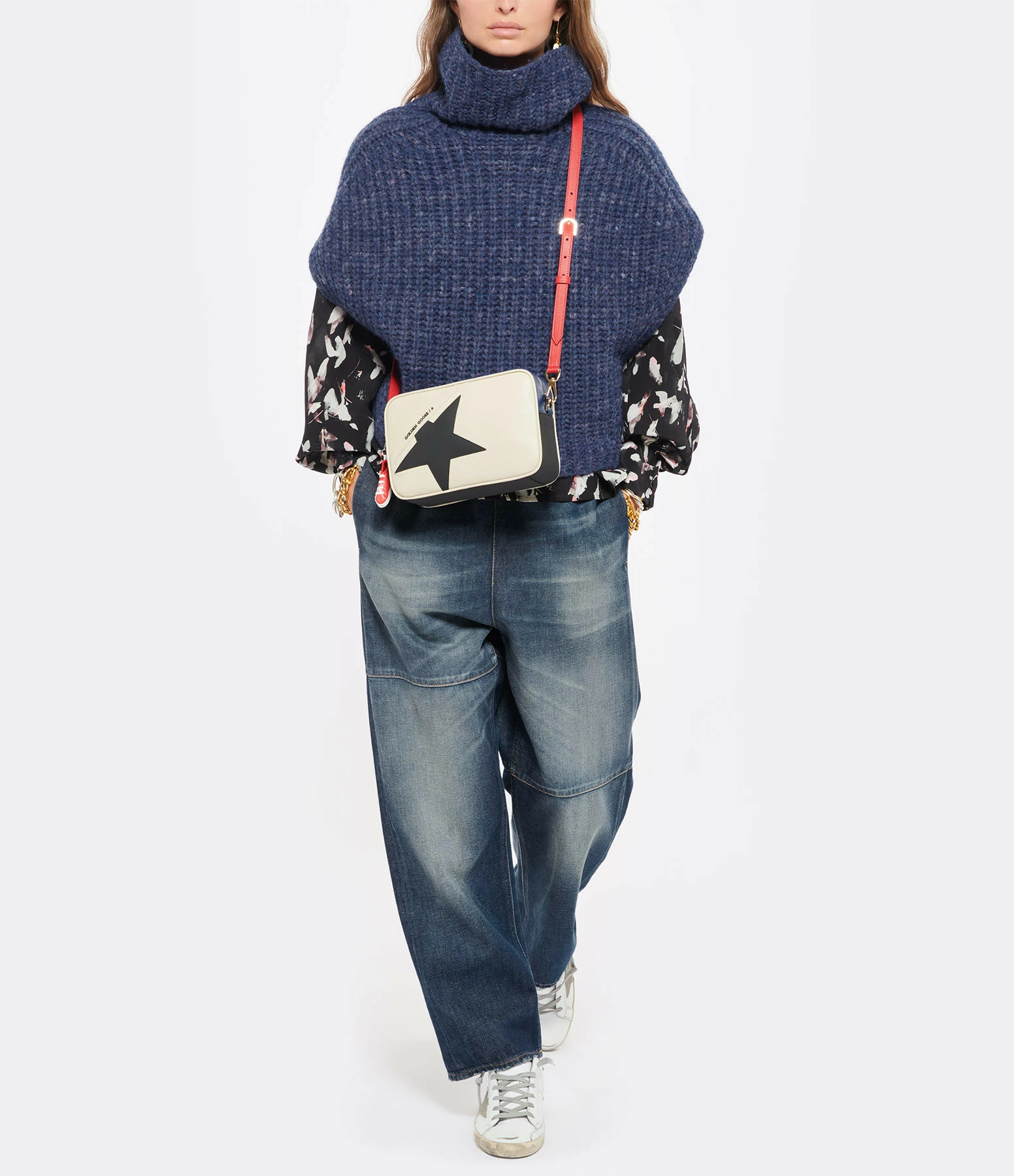 GOLDEN GOOSE Sac Star Cuir Écru 8 GOLDEN GOOSE Sac Star Cuir Écru – Image 6