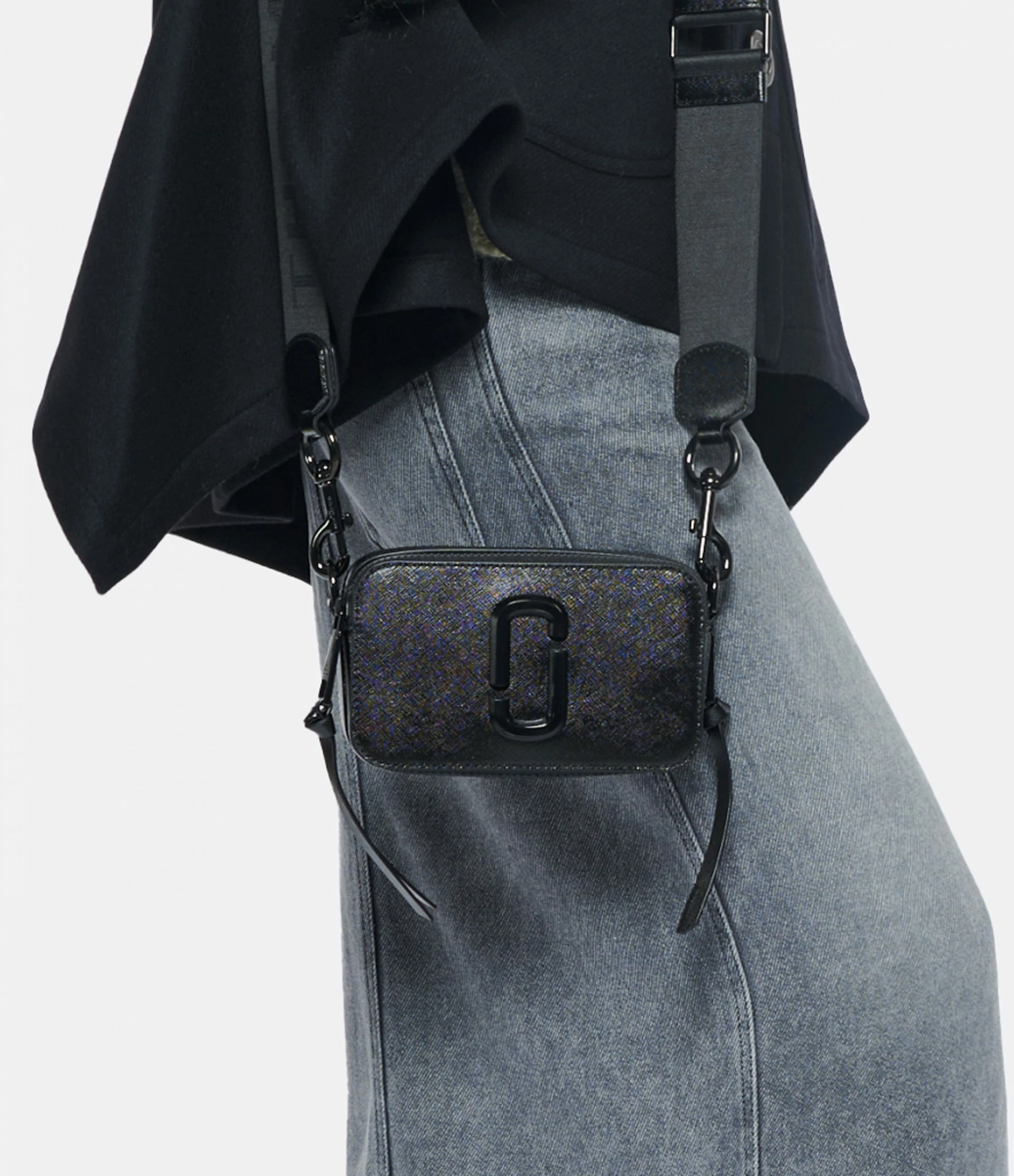 MARC JACOBS Sac The Snapshot Cuir Noir 8 MARC JACOBS Sac The Snapshot Cuir Noir – Image 6