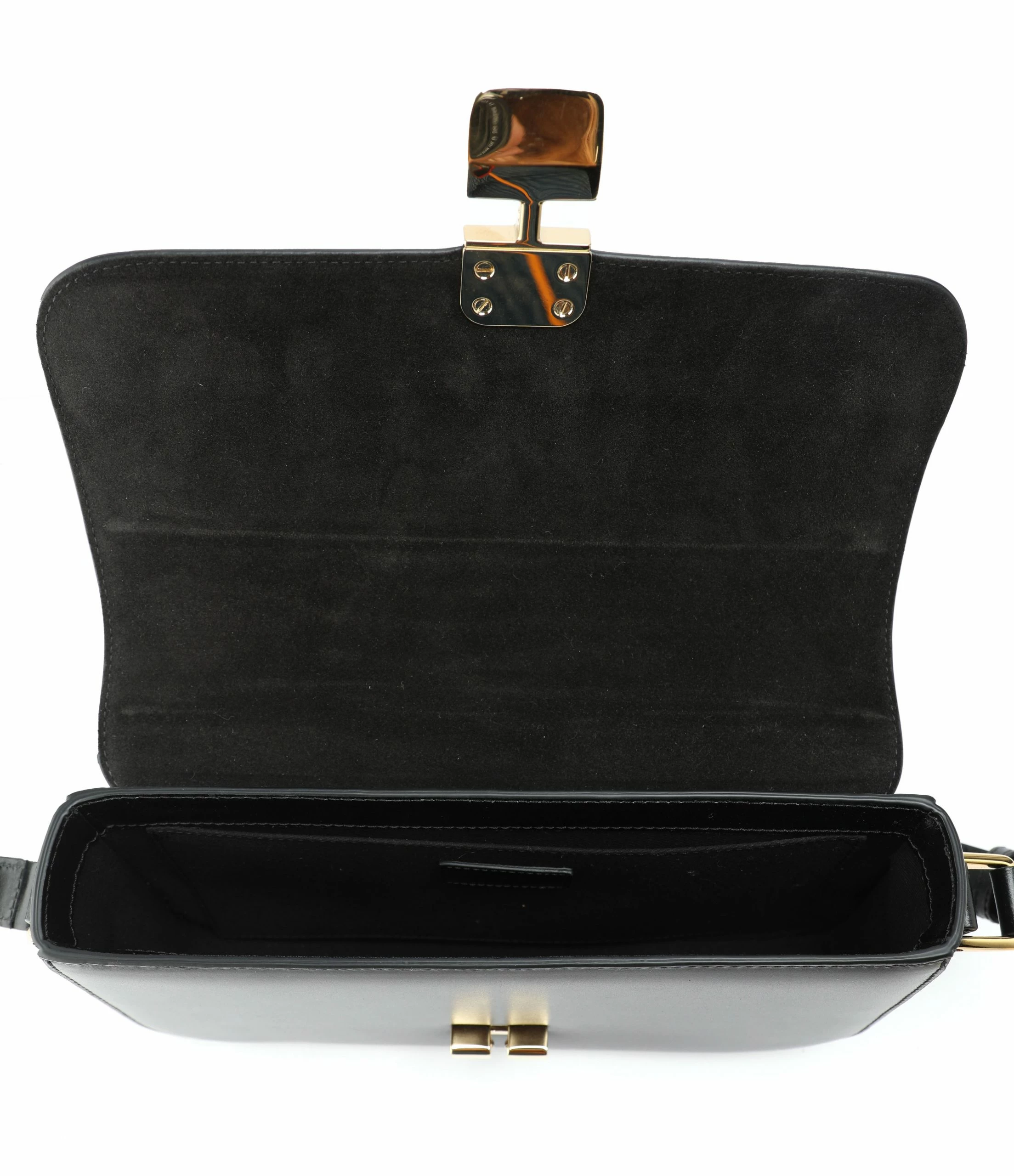 A.P.C. Sac Grace Baguette Cuir Lisse Noir 5 A.P.C. Sac Grace Baguette Cuir Lisse Noir – Image 3