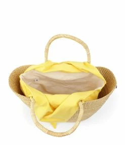 MUUN Panier G Naturel Jaune -jerome dreyfuss shop unnamed file 25