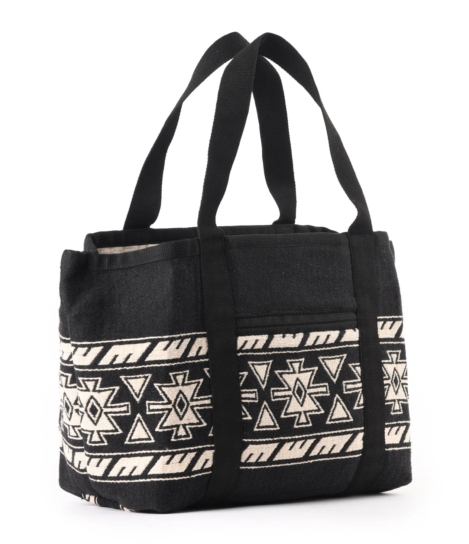 ISABEL MARANT Cabas Darwen Coton Noir Écru 4 ISABEL MARANT Cabas Darwen Coton Noir Écru – Image 2
