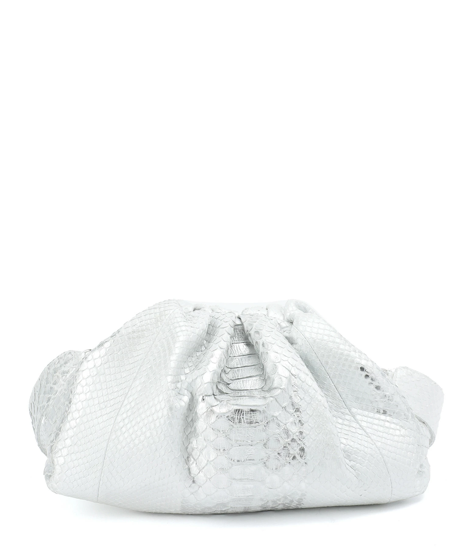 SISTA PARIS Sac Big Uniq Cuir Souple Python Blanc Argenté 3 SISTA PARIS Sac Big Uniq Cuir Souple Python Blanc Argenté