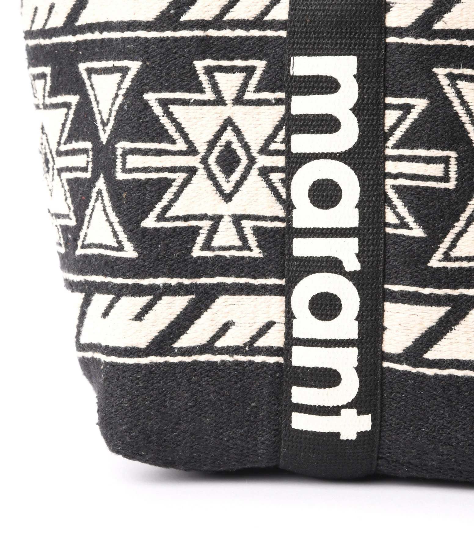 ISABEL MARANT Cabas Darwen Coton Noir Écru 6 ISABEL MARANT Cabas Darwen Coton Noir Écru – Image 4
