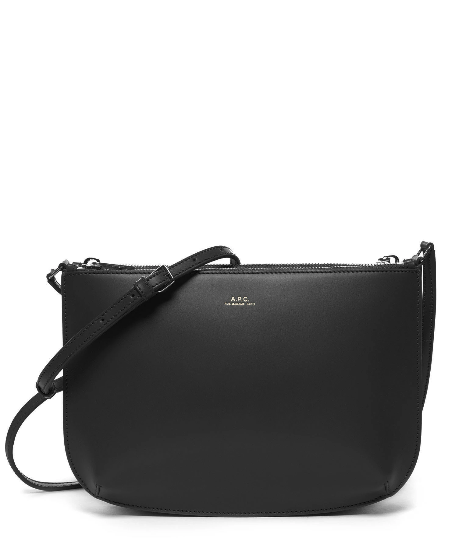 A.P.C. Sac Sarah Cuir Lisse Noir 3 A.P.C. Sac Sarah Cuir Lisse Noir