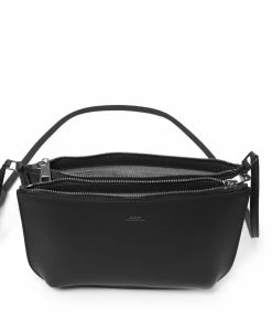 Alternative view of A.P.C. Sac Sarah Cuir Lisse Noir