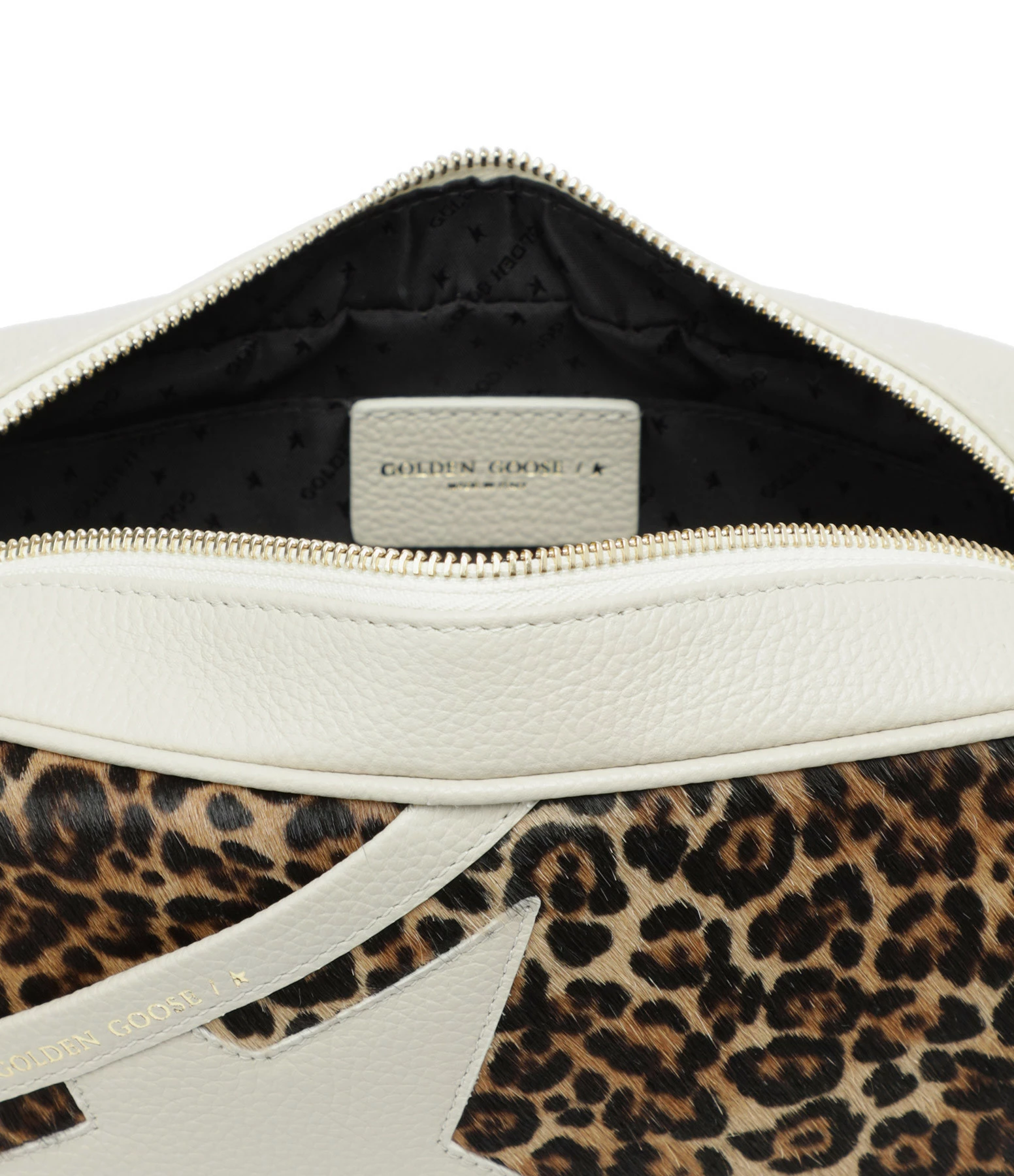 GOLDEN GOOSE Sac Star Cuir Pony Léopard 4 GOLDEN GOOSE Sac Star Cuir Pony Léopard – Image 2