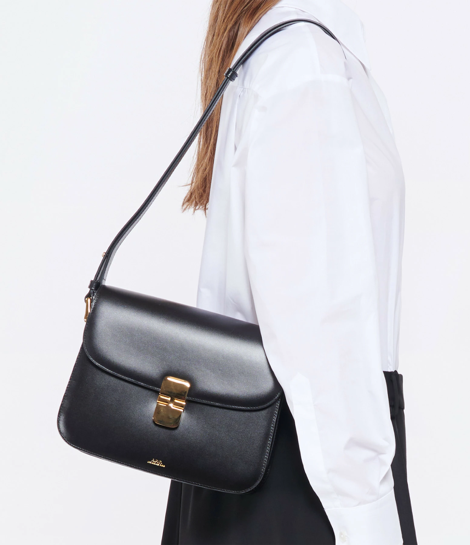 A.P.C. Sac Grace Cuir Lisse Noir 7 A.P.C. Sac Grace Cuir Lisse Noir – Image 5