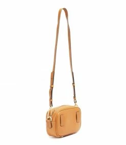 Alternative view of VANESSA BRUNO Sac Holly Cuir Lisse Biscuit