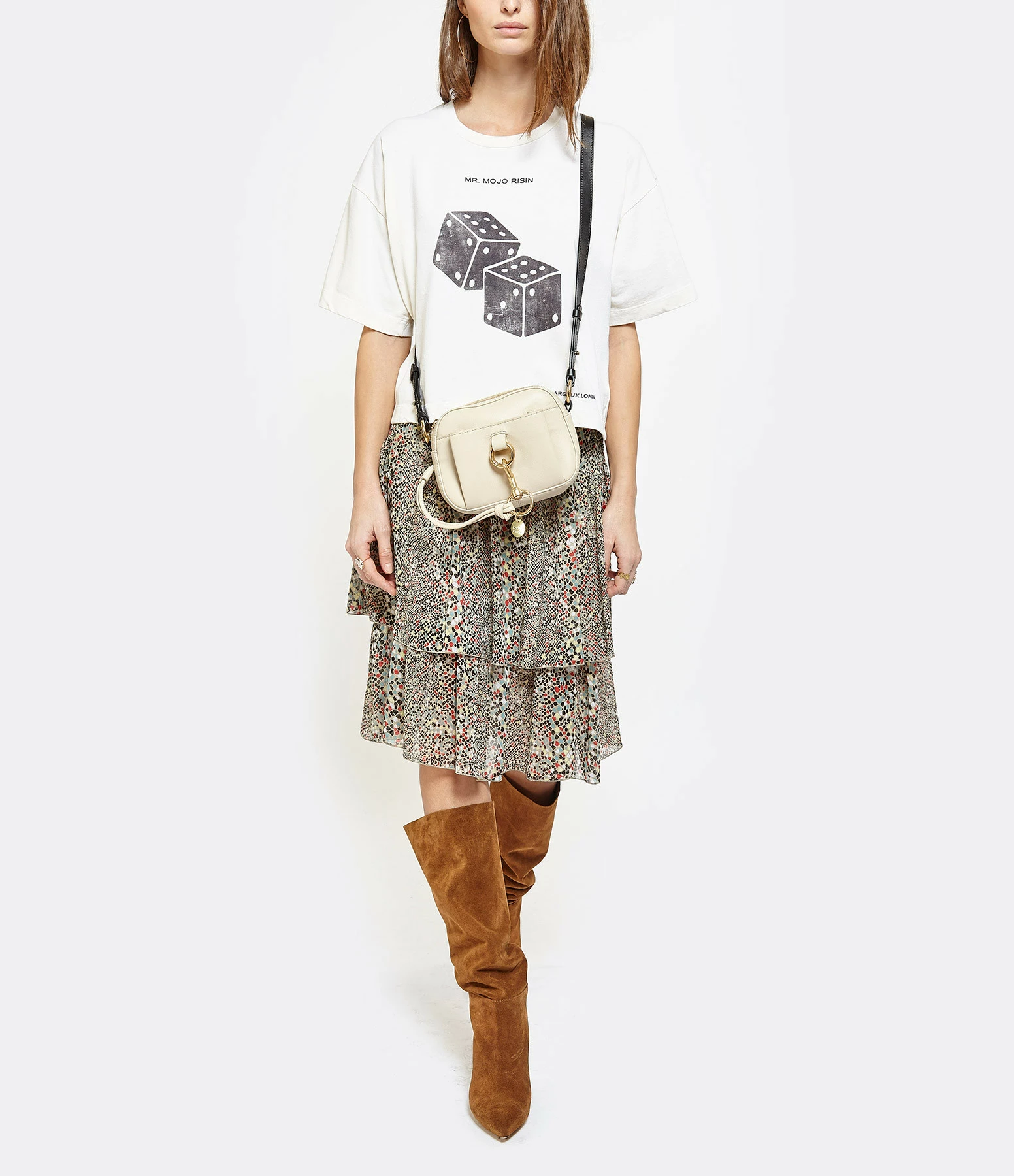 SEE BY CHLOE Sac Tony Cuir Beige Ciment 9 SEE BY CHLOE Sac Tony Cuir Beige Ciment – Image 7
