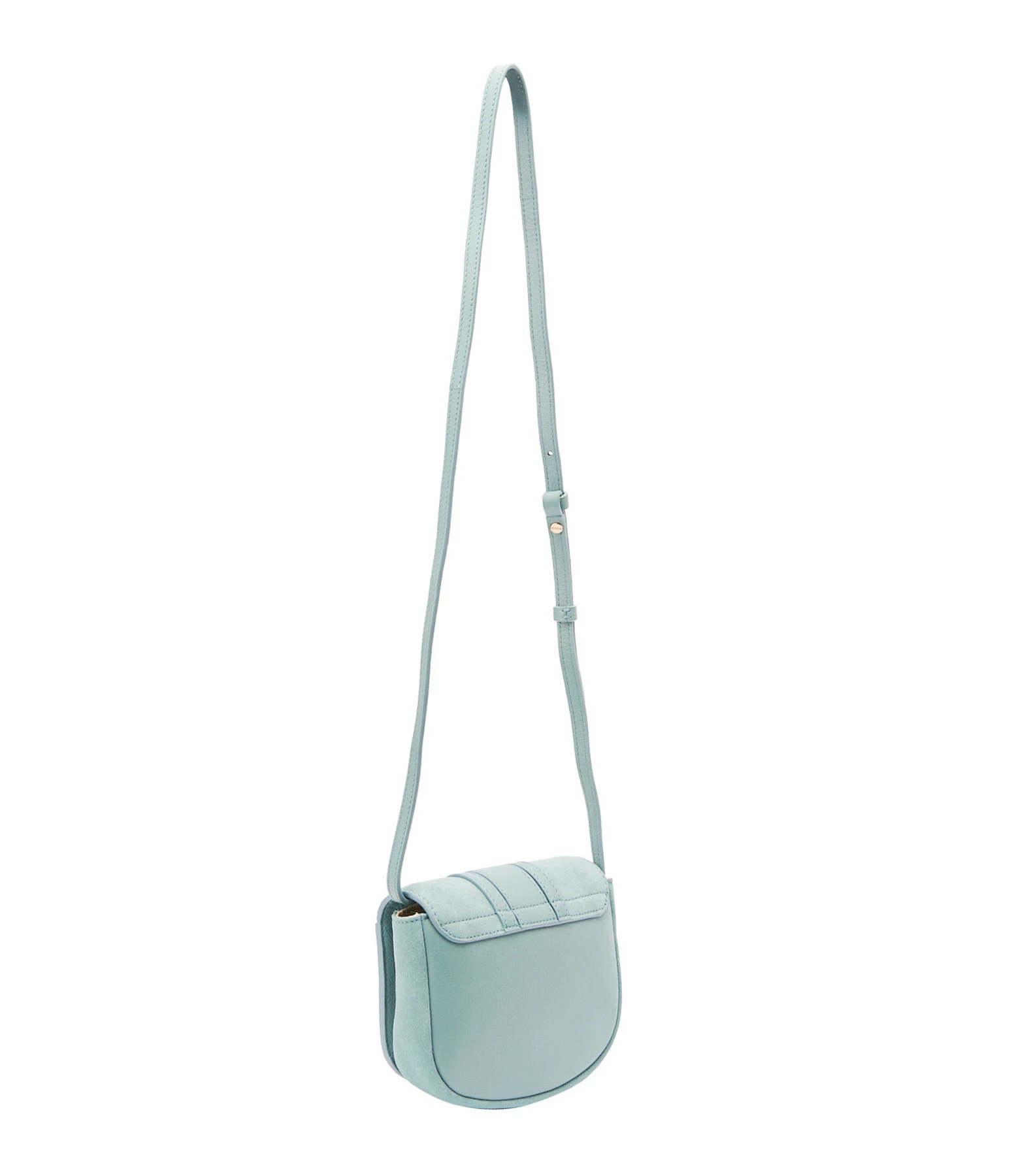 SEE BY CHLOE Sac Hana Mini Double Cuir Sterling Blue 4 SEE BY CHLOE Sac Hana Mini Double Cuir Sterling Blue – Image 2