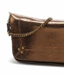 JEROME DREYFUSS Sac Bobi S Cuir Lamé Bronze -jerome dreyfuss shop unnamed file 2597