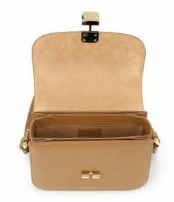 A.P.C. Sac Grace Small Cuir Lisse Camel -jerome dreyfuss shop unnamed file 2602