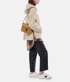 A.P.C. Sac Grace Small Cuir Lisse Camel -jerome dreyfuss shop unnamed file 2605