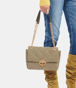 VANESSA BRUNO Sac Moon MM Lin Kaki 12 VANESSA BRUNO Sac Moon MM Lin Kaki -jerome dreyfuss shop unnamed file 2610
