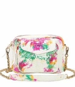 CLARIS VIROT Sac Charly Python Tie & Dye Multicolore