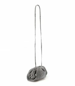 Alternative view of SISTA PARIS Sac Baby Uniq Cuir Souple Python Gris Foncé