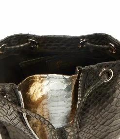SISTA PARIS Sac Amber Cuir Python Noir 10 SISTA PARIS Sac Amber Cuir Python Noir -jerome dreyfuss shop unnamed file 2650