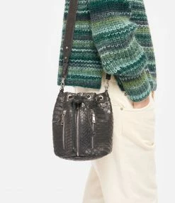 SISTA PARIS Sac Amber Cuir Python Noir 12 SISTA PARIS Sac Amber Cuir Python Noir -jerome dreyfuss shop unnamed file 2652