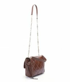 Alternative view of VANESSA BRUNO Sac Moon MM Cuir Vachette Havane