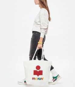 ISABEL MARANT Cabas Yenky Écru, Capsule Color Playground 13 ISABEL MARANT Cabas Yenky Écru, Capsule Color Playground -jerome dreyfuss shop unnamed file 266