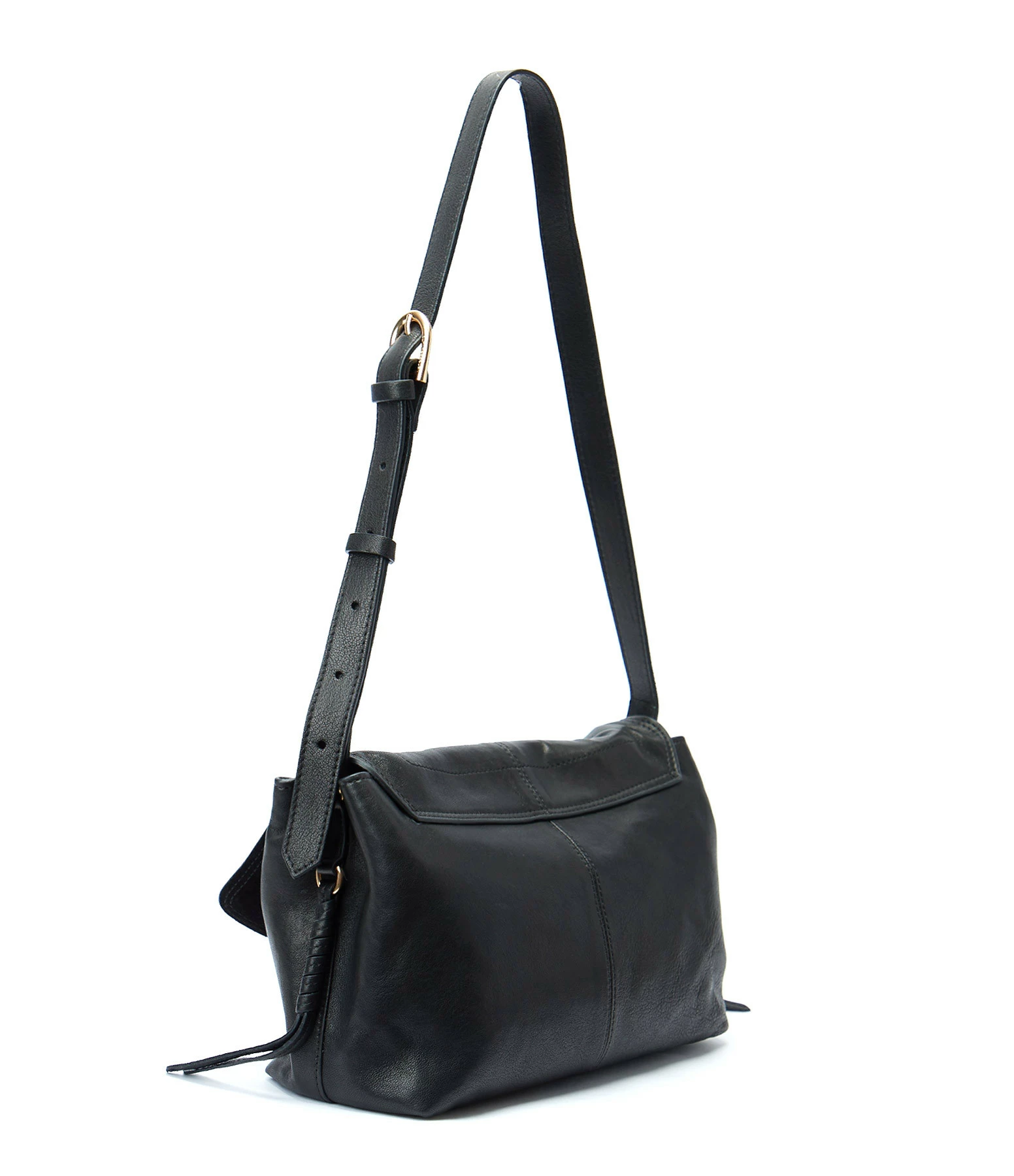 VANESSA BRUNO Sac Crossbody GM Cuir Agneau Noir 4 VANESSA BRUNO Sac Crossbody GM Cuir Agneau Noir – Image 2