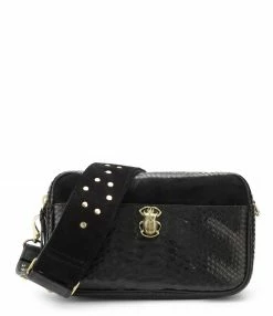 CLARIS VIROT Sac Lily Python Noir