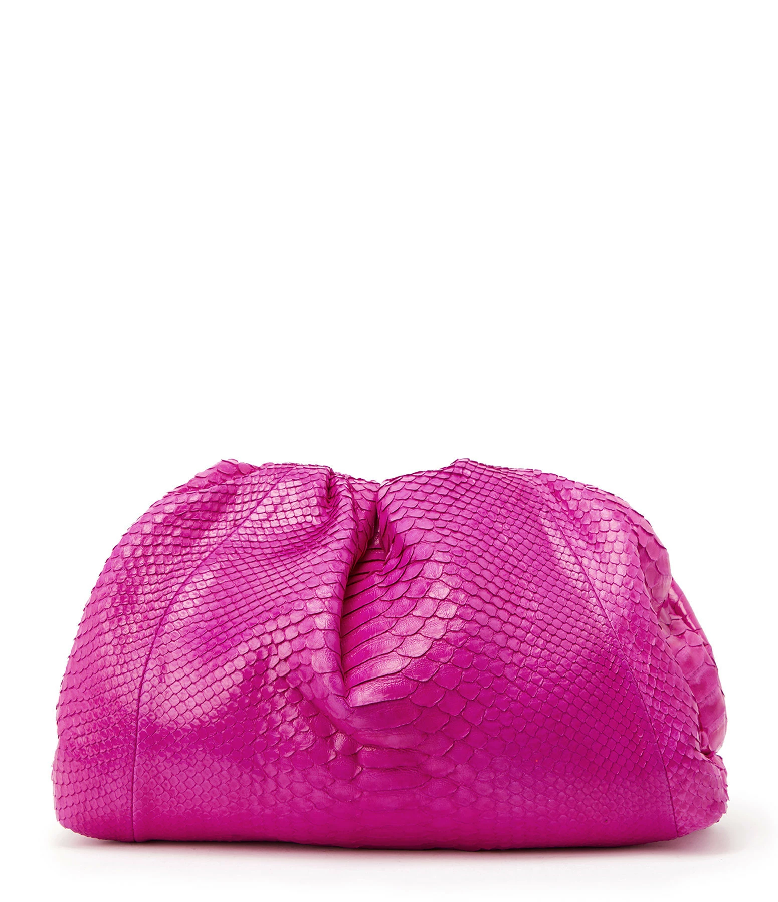SISTA PARIS Sac Cuir Souple Python Rose Électrique 3 SISTA PARIS Sac Cuir Souple Python Rose Électrique