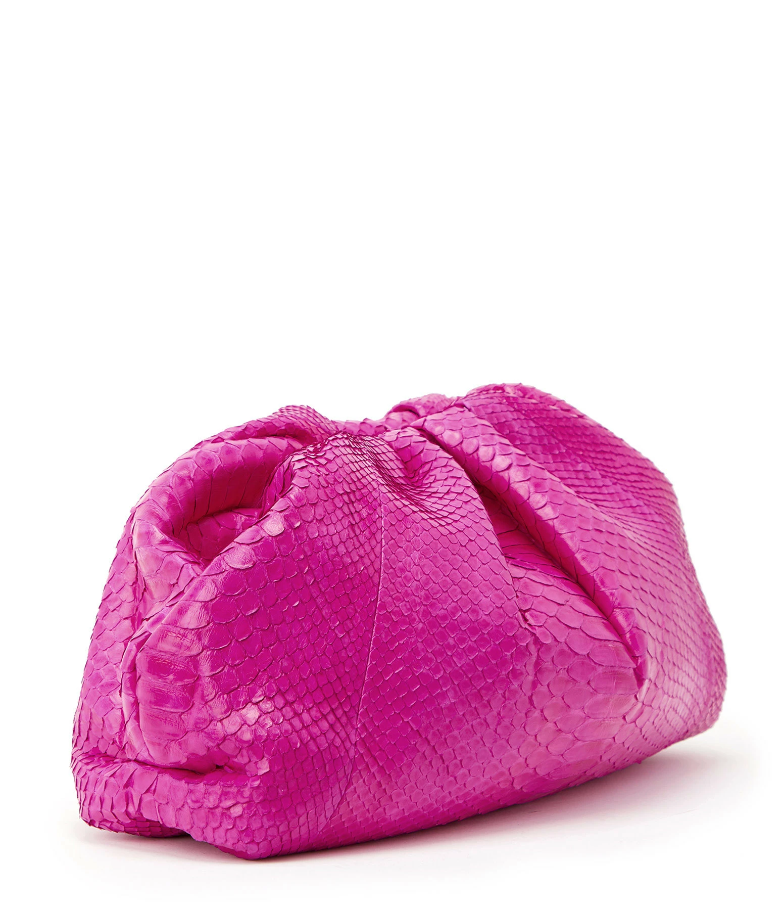 SISTA PARIS Sac Cuir Souple Python Rose Électrique 5 SISTA PARIS Sac Cuir Souple Python Rose Électrique – Image 3