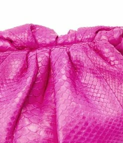 SISTA PARIS Sac Cuir Souple Python Rose Électrique 13 SISTA PARIS Sac Cuir Souple Python Rose Électrique -jerome dreyfuss shop unnamed file 2696