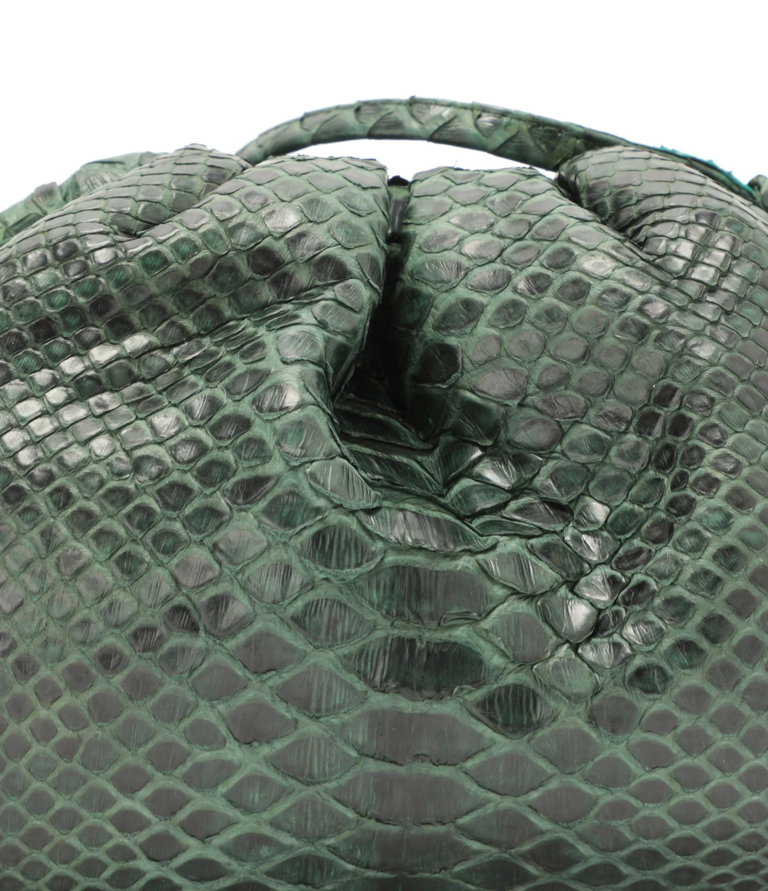 SISTA PARIS Sac Baby Uniq Cuir Souple Python Vert 6 SISTA PARIS Sac Baby Uniq Cuir Souple Python Vert – Image 4