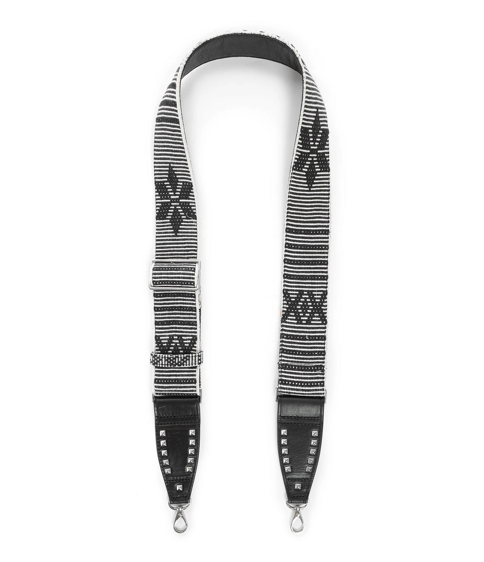 CLARIS VIROT Bandoulière Tissée Noir Argent 3 CLARIS VIROT Bandoulière Tissée Noir Argent