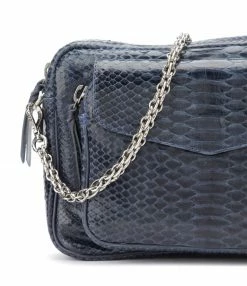 CLARIS VIROT Sac Big Charly Python Navy Argentée 10 CLARIS VIROT Sac Big Charly Python Navy Argentée -jerome dreyfuss shop unnamed file 2753