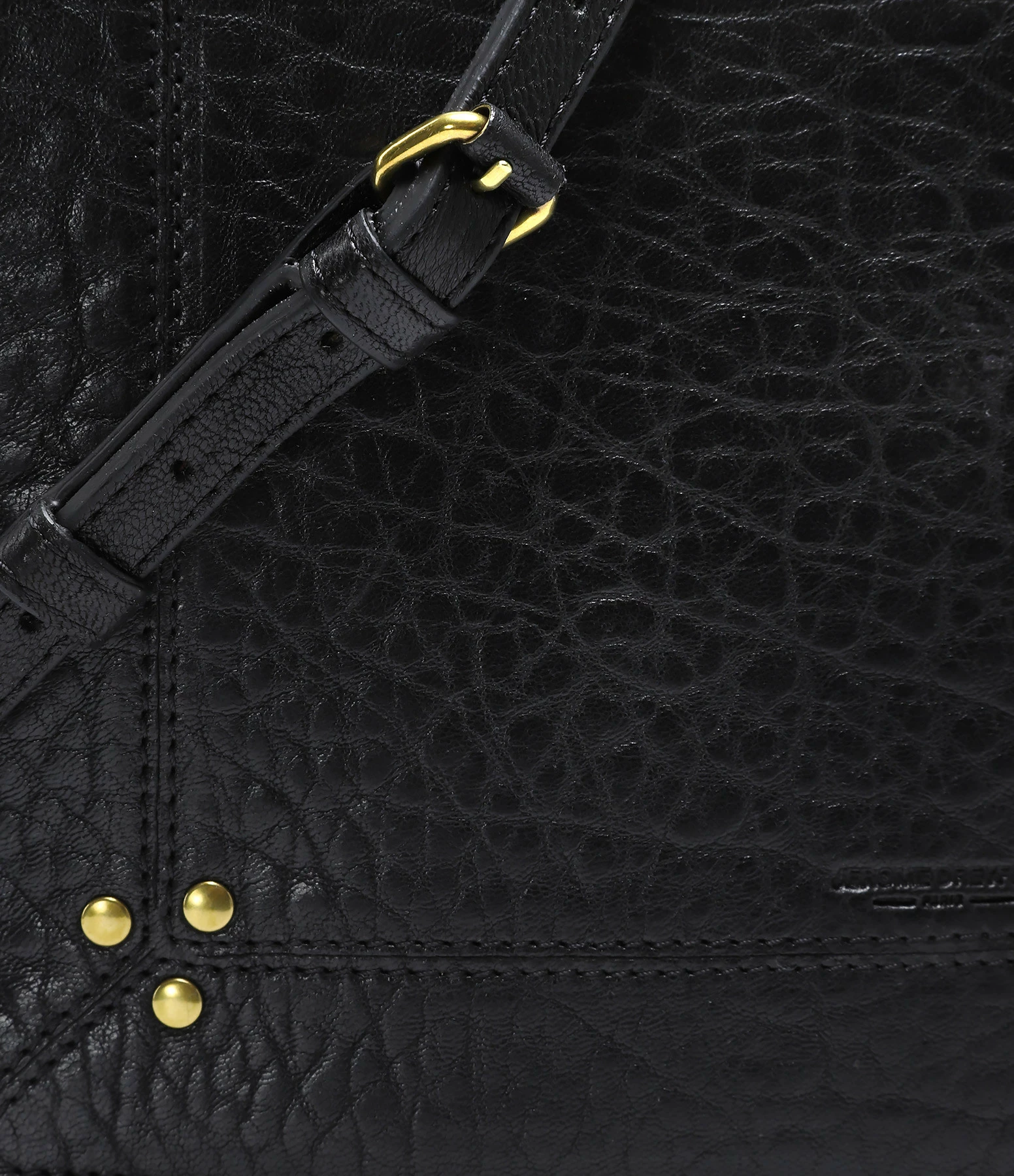 JEROME DREYFUSS Sac Igor Cuir Bubble Noir 6 JEROME DREYFUSS Sac Igor Cuir Bubble Noir – Image 4