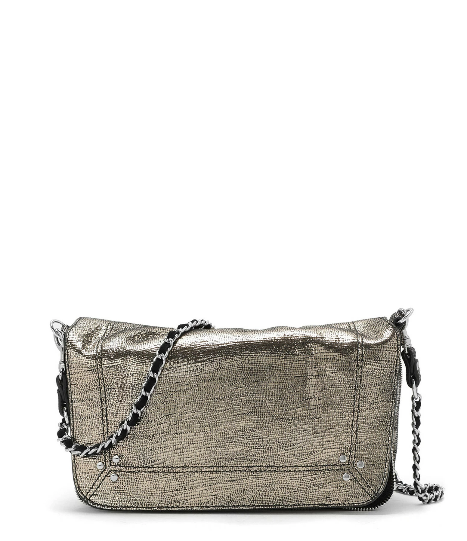 JEROME DREYFUSS Sac Bobi S Cuir Lamé Champa 3 JEROME DREYFUSS Sac Bobi S Cuir Lamé Champa