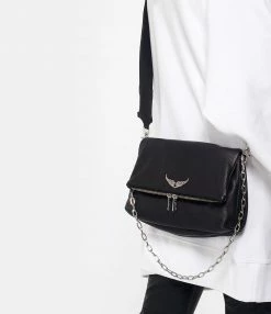 ZADIG & VOLTAIRE Sac Rocky Cuir Grainé Noir 16 ZADIG & VOLTAIRE Sac Rocky Cuir Grainé Noir -jerome dreyfuss shop unnamed file 2780