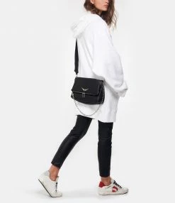 ZADIG & VOLTAIRE Sac Rocky Cuir Grainé Noir 17 ZADIG & VOLTAIRE Sac Rocky Cuir Grainé Noir -jerome dreyfuss shop unnamed file 2781