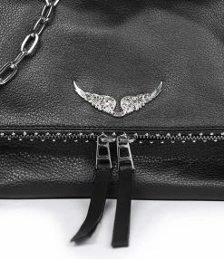 ZADIG & VOLTAIRE Sac Rocky Clous Cuir Grainé Noir 11 ZADIG & VOLTAIRE Sac Rocky Clous Cuir Grainé Noir -jerome dreyfuss shop unnamed file 2787