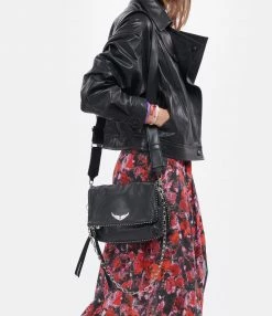 ZADIG & VOLTAIRE Sac Rocky Clous Cuir Grainé Noir 12 ZADIG & VOLTAIRE Sac Rocky Clous Cuir Grainé Noir -jerome dreyfuss shop unnamed file 2788