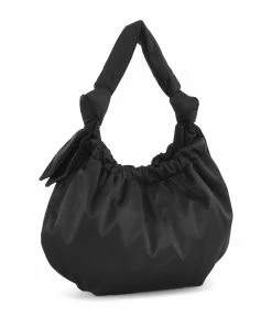 Alternative view of GANNI Sac Hobo Medium Recyclé Noir