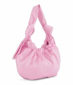 Alternative view of GANNI Sac Hobo Small Recyclé Lilas Clair