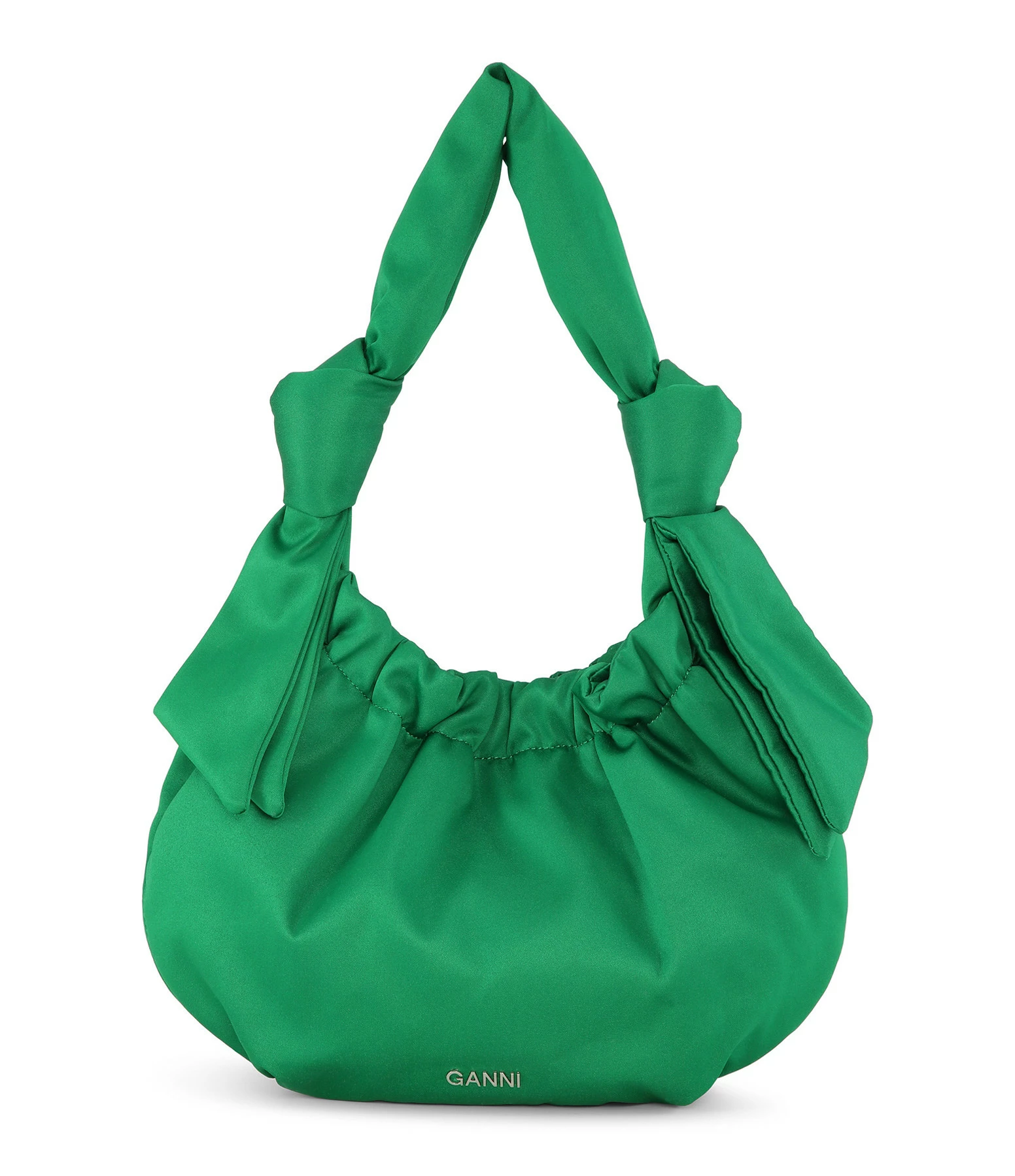 GANNI Sac Hobo Small Recyclé Vert 3 GANNI Sac Hobo Small Recyclé Vert