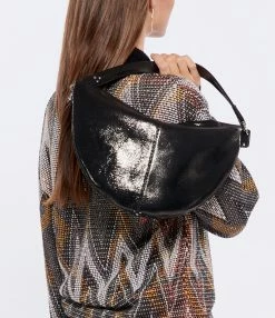 JEROME DREYFUSS Sac Paul Lune Cuir Lamé Noir 8 JEROME DREYFUSS Sac Paul Lune Cuir Lamé Noir -jerome dreyfuss shop unnamed file 2830