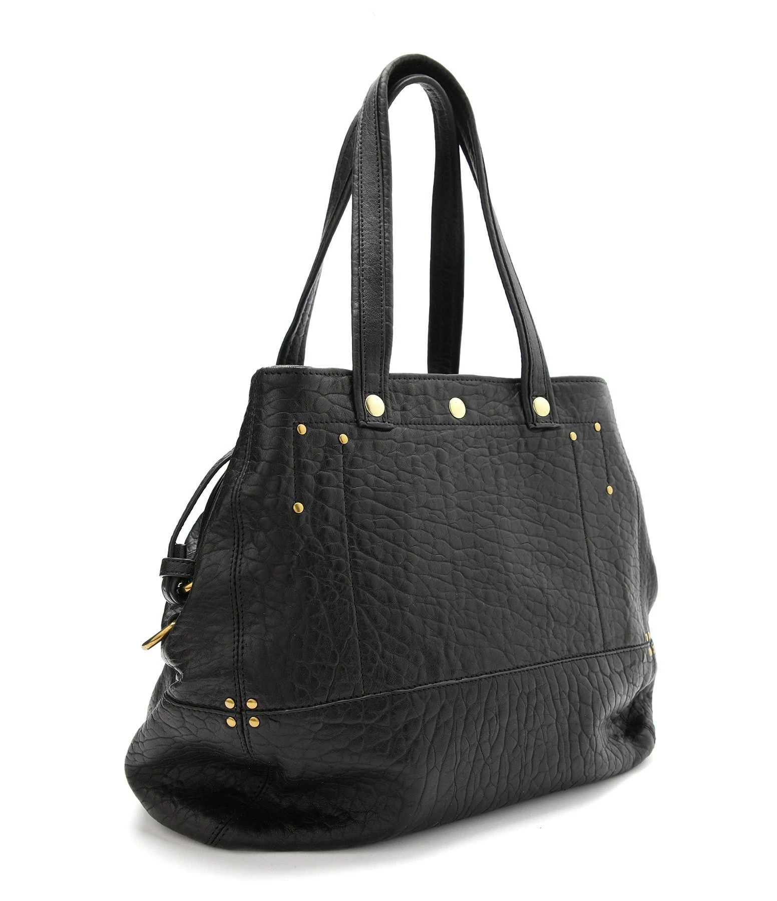 JEROME DREYFUSS Sac Billy M Cuir Bubble Noir 4 JEROME DREYFUSS Sac Billy M Cuir Bubble Noir – Image 2