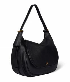 Alternative view of JEROME DREYFUSS Sac Philippe Cuir Grainé Noir Brass