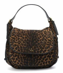 jerome dreyfuss shop 15 JEROME DREYFUSS Sac Philippe Cuir Suédé Léopard