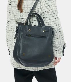 JEROME DREYFUSS Sac Marius Cuir Grainé Noir Brass 10 JEROME DREYFUSS Sac Marius Cuir Grainé Noir Brass -jerome dreyfuss shop unnamed file 2891