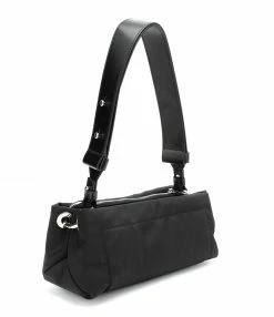 Alternative view of GANNI Sac Baguette Recyclé Noir