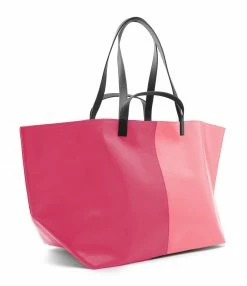Alternative view of CAHU Cabas Pratique M Toile Rose