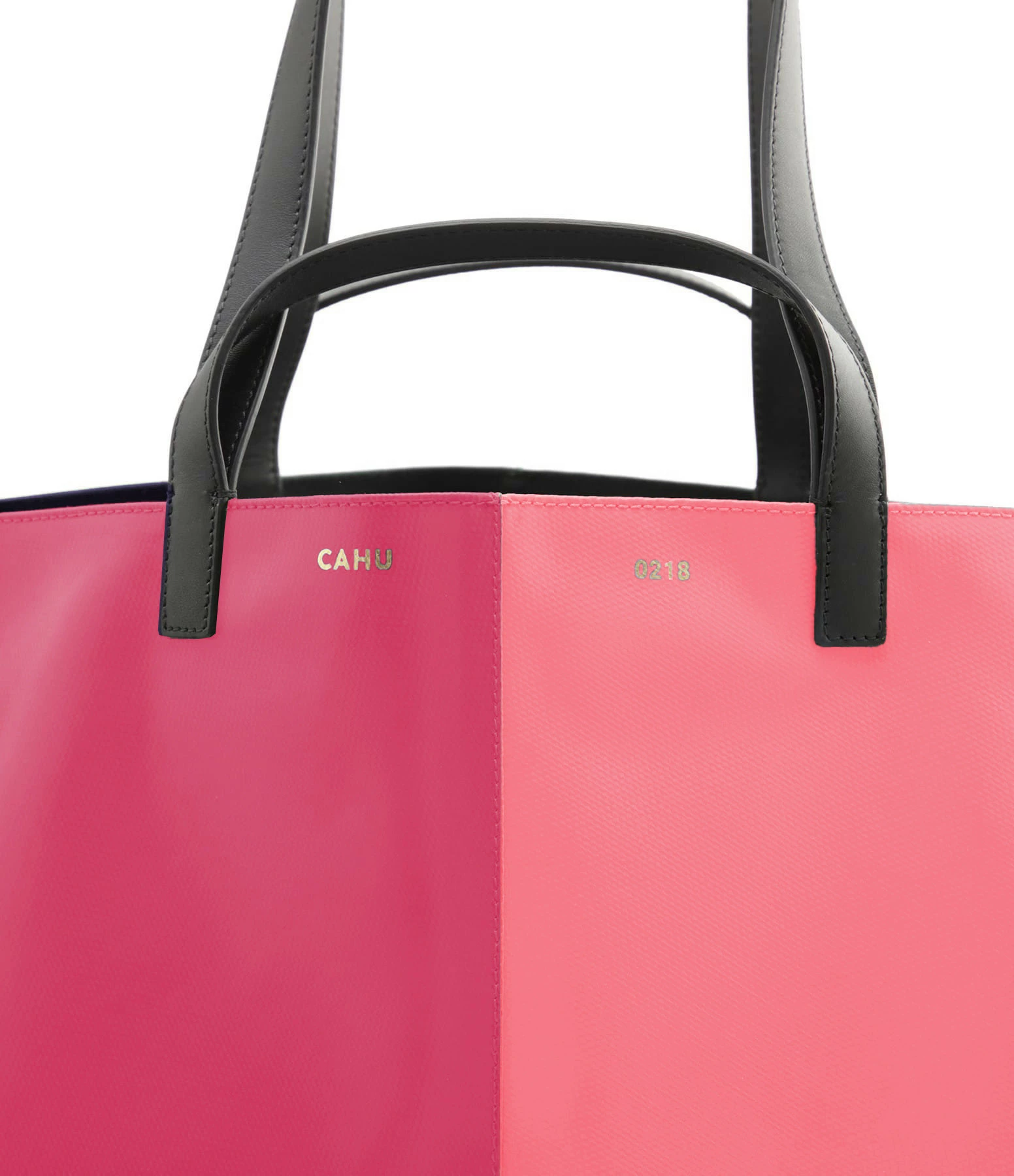CAHU Cabas Pratique M Toile Rose 6 CAHU Cabas Pratique M Toile Rose – Image 4