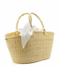 Alternative view of MUUN Panier P Naturel Écru